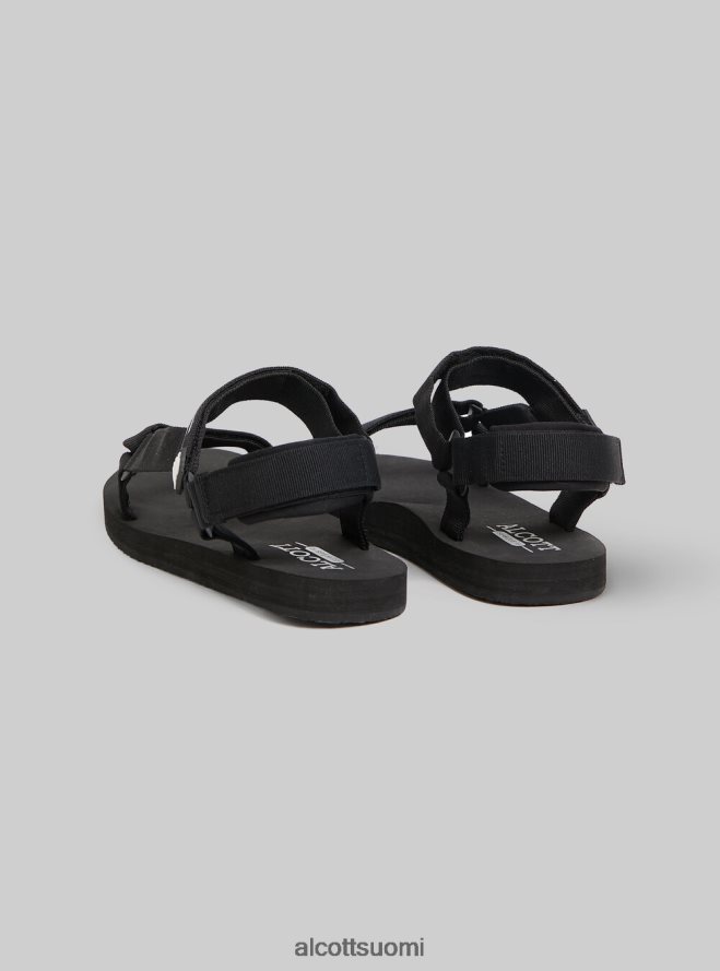 kenkiä fi Alcott miehet sandali gomma con chiusura a strappo bk1 musta HL28P01093