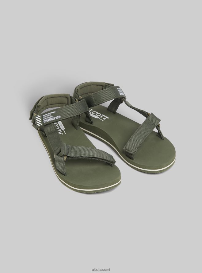 kenkiä fi Alcott miehet sandali gomma con chiusura a strappo bk1 musta HL28P0602