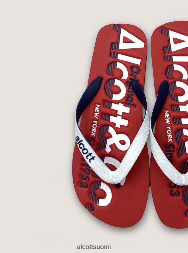 kenkiä fi Alcott miehet varvastossut logolla sininen laivasto HL28P01112