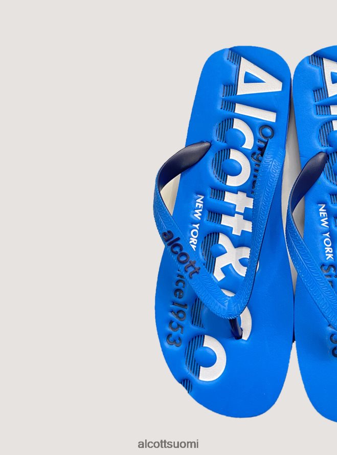 kenkiä fi Alcott miehet varvastossut logolla sininen laivasto HL28P01197