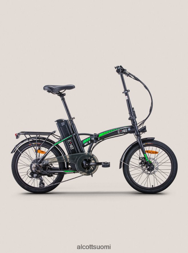 Lisätarvikkeet fi Alcott miehet sähköinen kokoontaittuva pyörä ebike rks 250w shimano litiumakku musta HL28P0561