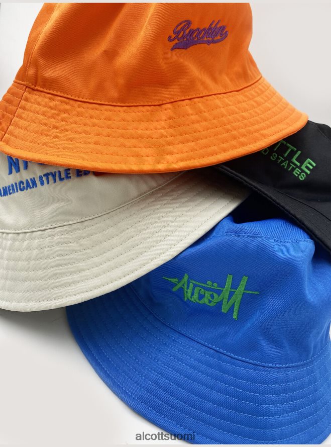 Lisätarvikkeet fi Alcott miehet cappello pescatore con ricamo c330 oranssi HL28P01211