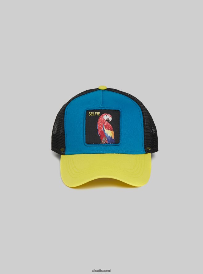 Lisätarvikkeet fi Alcott miehet cappello trucker con patch bk1 musta HL28P01111