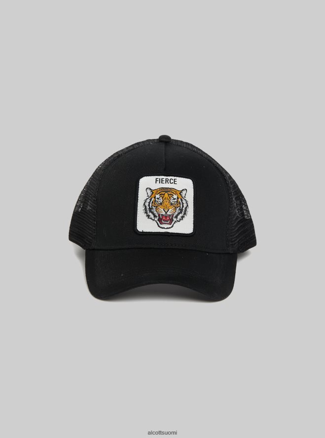 Lisätarvikkeet fi Alcott miehet cappello trucker con patch bk1 musta HL28P01207
