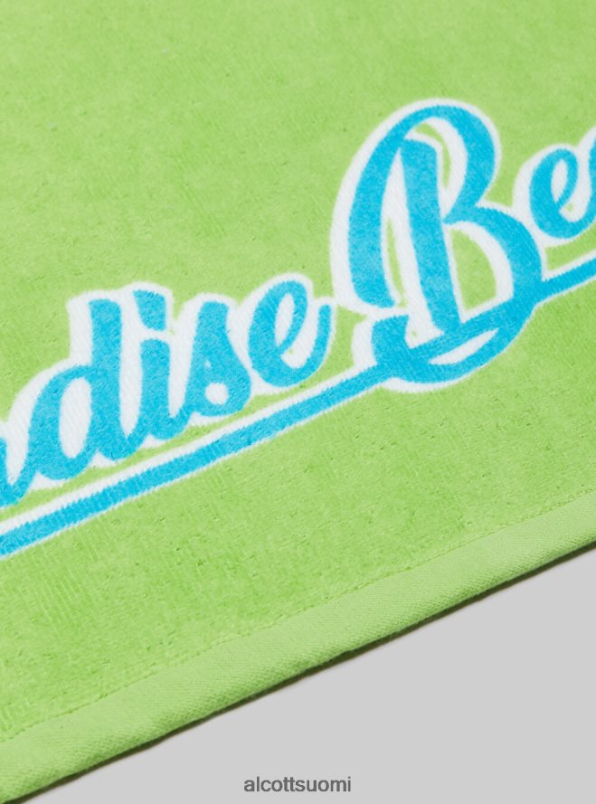 Lisätarvikkeet fi Alcott miehet puuvillainen rantapyyhe painatuksella fpk1 tummanpunainen fluo HL28P0505