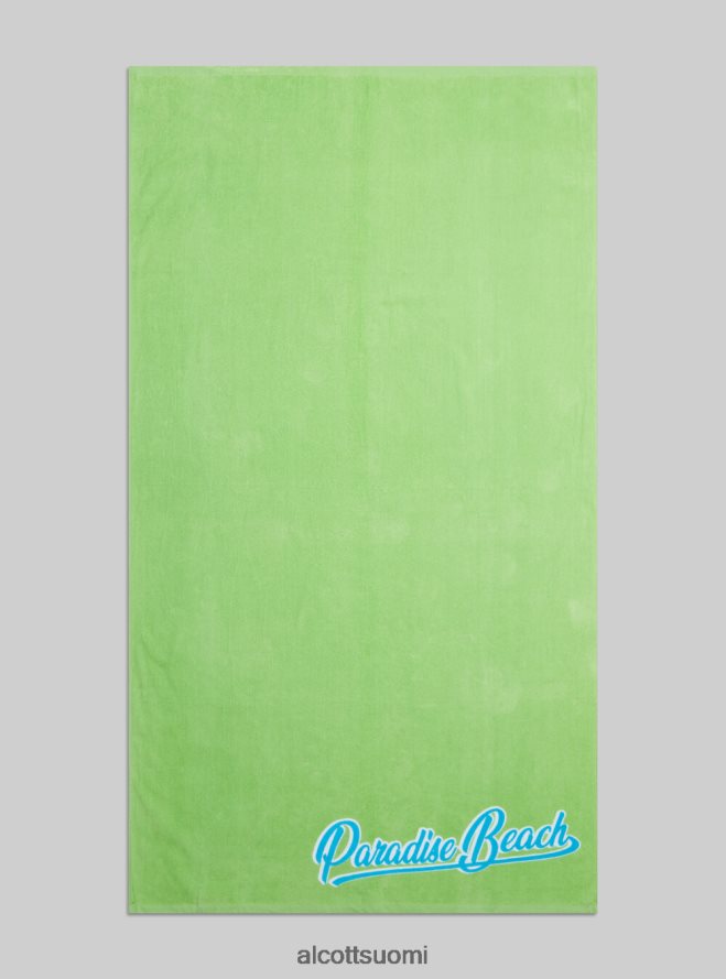 Lisätarvikkeet fi Alcott miehet puuvillainen rantapyyhe painatuksella fpk1 tummanpunainen fluo HL28P0505