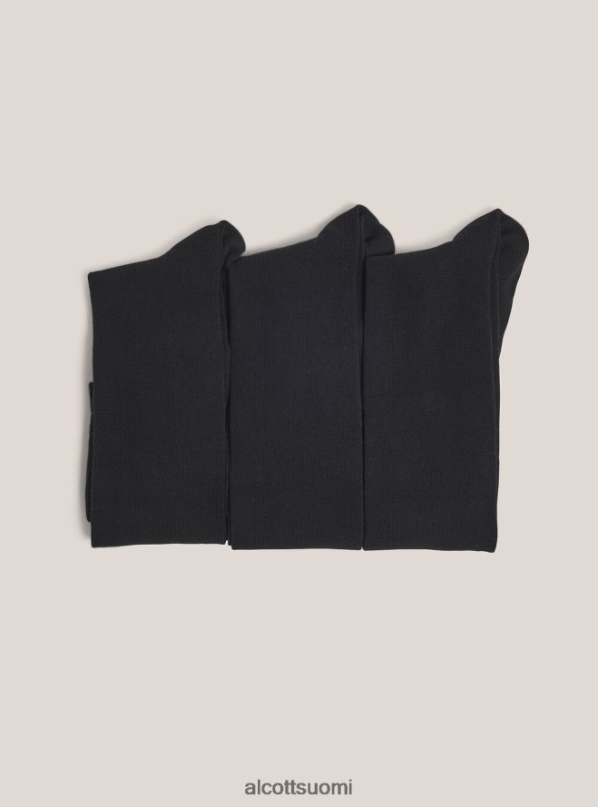 Lisätarvikkeet fi Alcott miehet setti 3 kpl sukkia bk1 musta HL28P01002