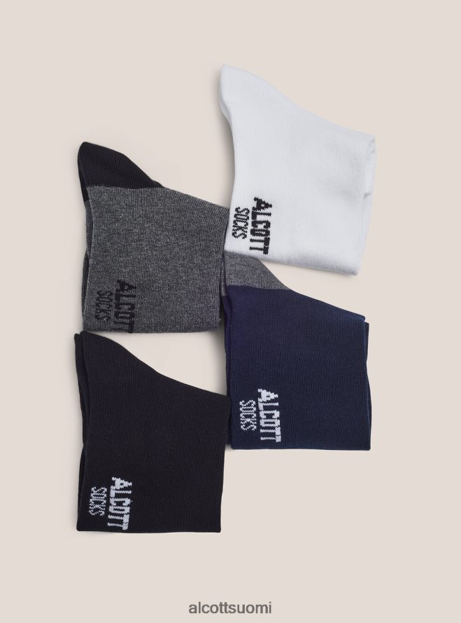 Lisätarvikkeet fi Alcott miehet setti 4 paia calzini basico ainutlaatuinen HL28P01184