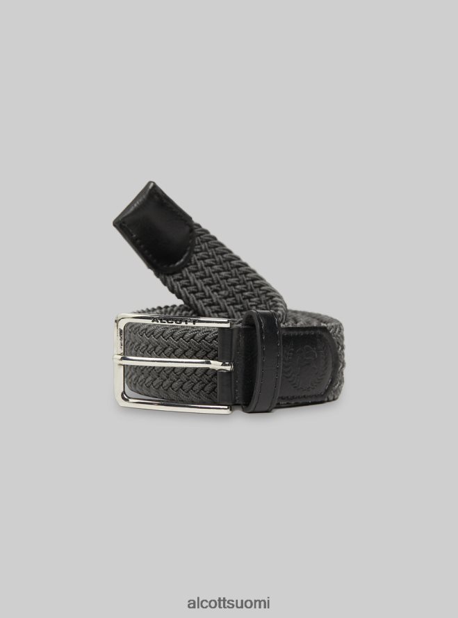 Lisätarvikkeet fi Alcott miehet cintura intrecciata bk1 musta HL28P01206