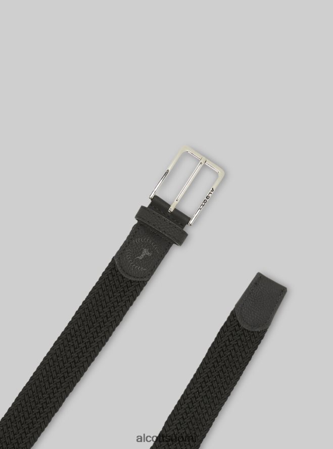 Lisätarvikkeet fi Alcott miehet cintura intrecciata bk1 musta HL28P0695