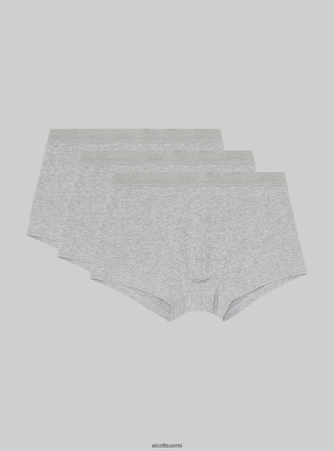 vaatetus fi Alcott miehet 3 parin joustavat puuvillaiset bokserit bk1/mgy2/mgy1 HL28P01144