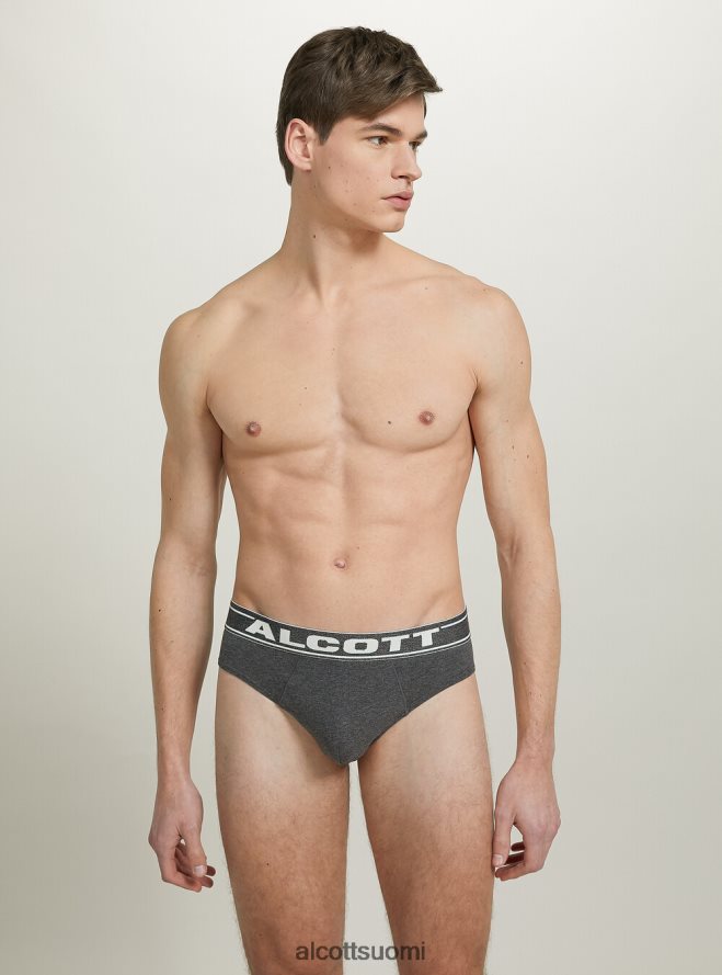 vaatetus fi Alcott miehet joustavat puuvillahousut logolla bk1 musta HL28P01131