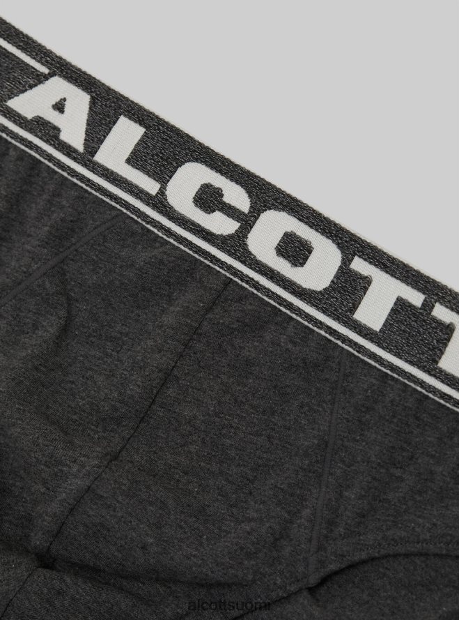 vaatetus fi Alcott miehet joustavat puuvillahousut logolla bk1 musta HL28P01131