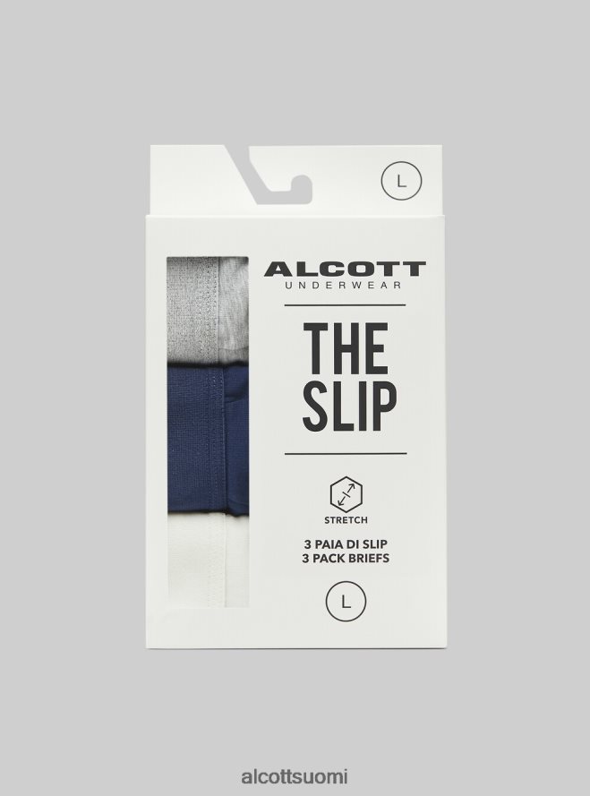 vaatetus fi Alcott miehet setti 3 paria joustavia puuvillahousuja bk1/mgy2/mgy1 HL28P01116