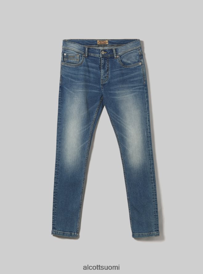 vaatetus fi Alcott miehet erittäin ohuet farkut joustavasta denimistä d003 keskisininen HL28P0756