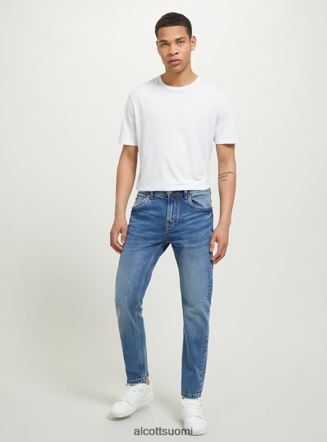 vaatetus fi Alcott miehet ohuet puuvillafarkut d003 keskisininen HL28P01121