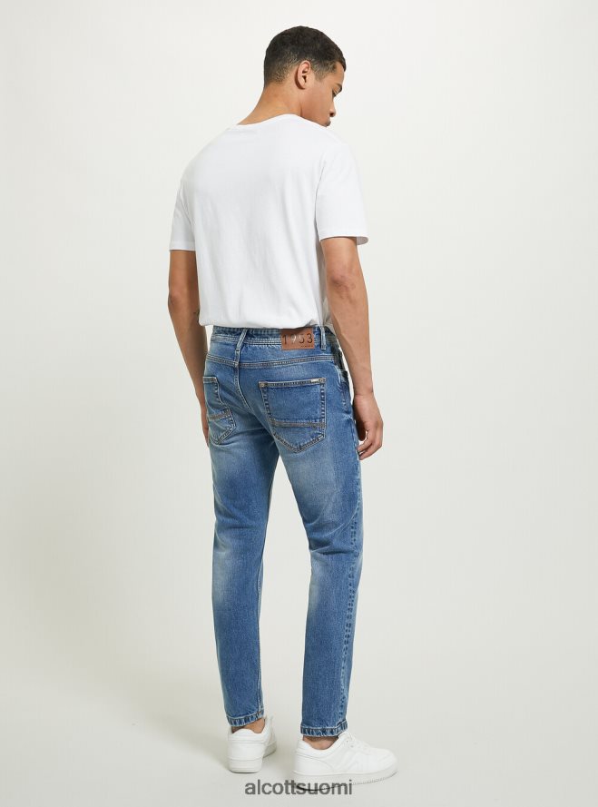 vaatetus fi Alcott miehet ohuet puuvillafarkut d003 keskisininen HL28P01121