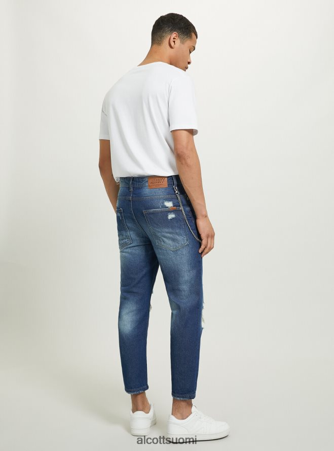 vaatetus fi Alcott miehet rennon mallin farkut, joissa on kyyneleitä d004 keskivaaleansininen HL28P01044