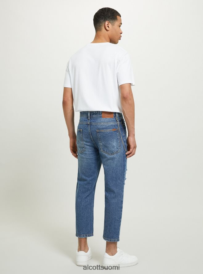 vaatetus fi Alcott miehet rennon mallin farkut, joissa on kyyneleitä d004 keskivaaleansininen HL28P0875