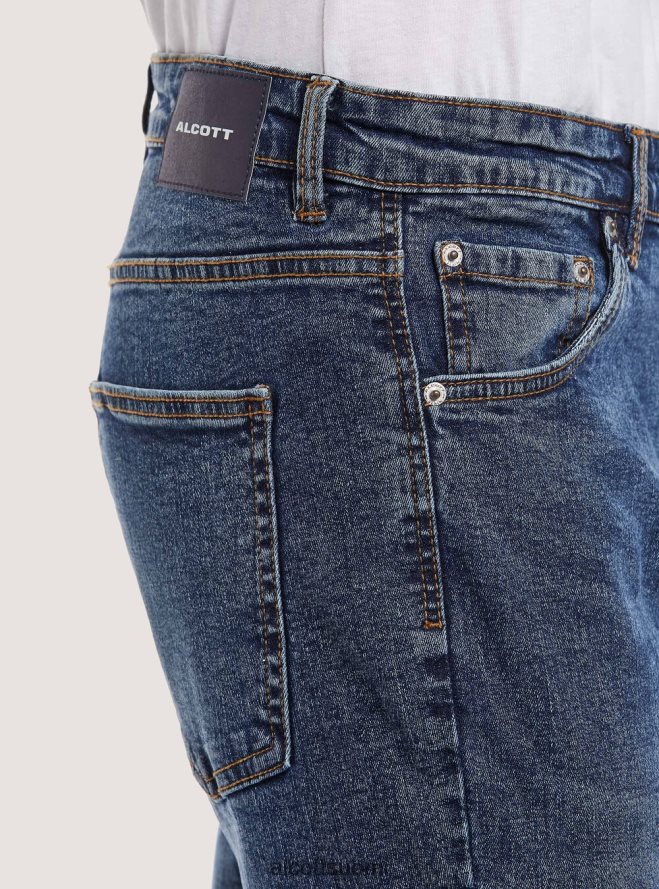 vaatetus fi Alcott miehet stretch denim porkkana fit farkut d007 vaaleansininen HL28P0786