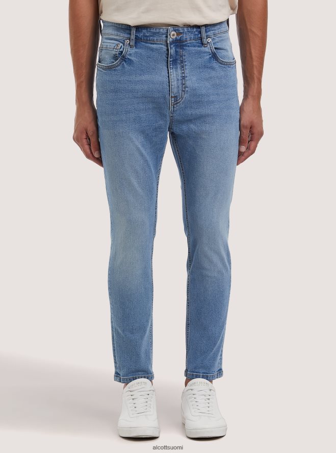 vaatetus fi Alcott miehet stretch denim porkkana fit farkut d007 vaaleansininen HL28P0917