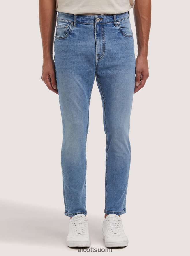 vaatetus fi Alcott miehet stretch denim porkkana fit farkut d007 vaaleansininen HL28P0917