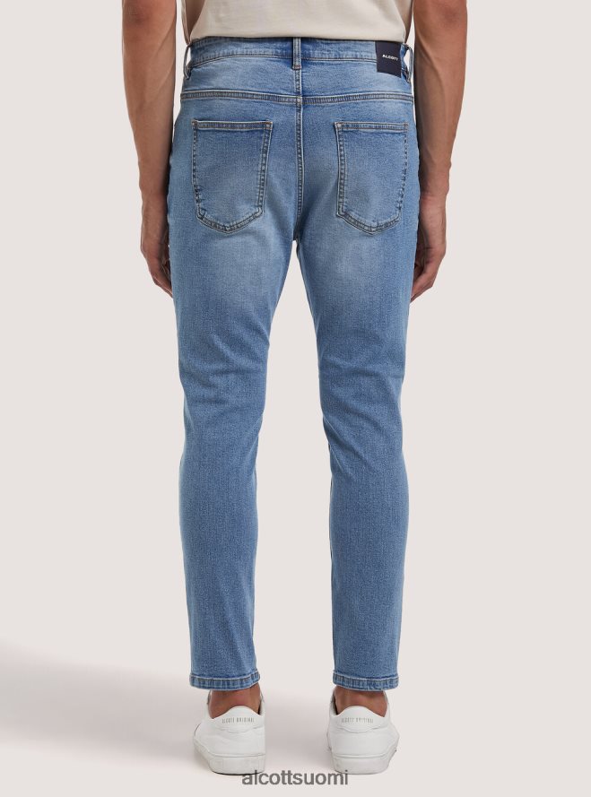 vaatetus fi Alcott miehet stretch denim porkkana fit farkut d007 vaaleansininen HL28P0917