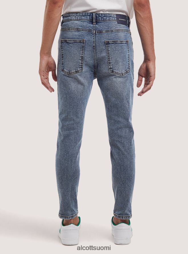 vaatetus fi Alcott miehet stretch denim porkkana fit farkut d007 vaaleansininen HL28P0967