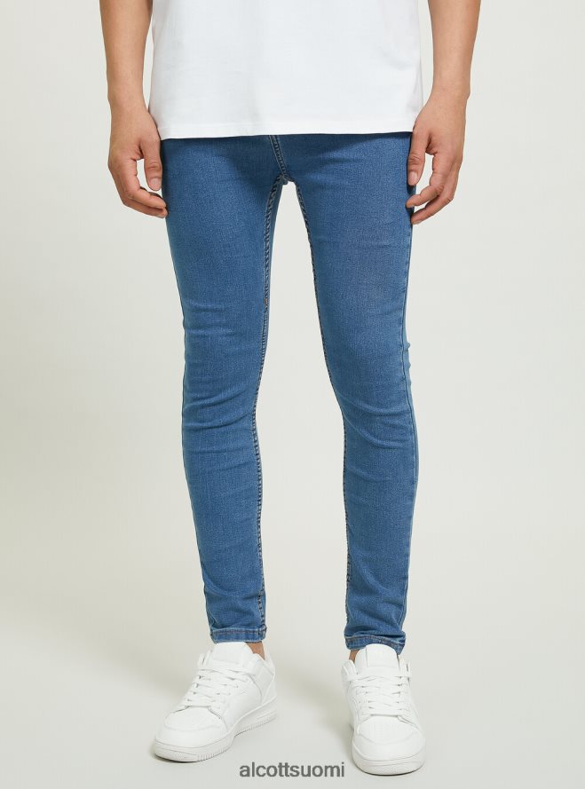 vaatetus fi Alcott miehet super skinny fit stretch denim farkut d003 keskisininen HL28P0739