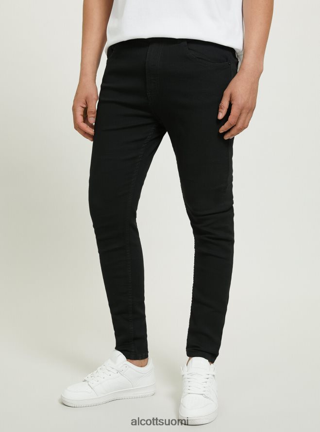 vaatetus fi Alcott miehet super skinny fit stretch denim farkut d003 keskisininen HL28P0990