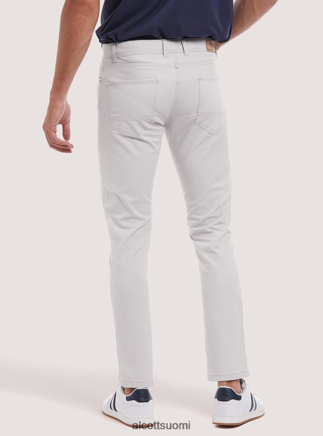 vaatetus fi Alcott miehet Kierrätetystä puuvillasta valmistetut skinny fit -housut bk1 musta HL28P0983