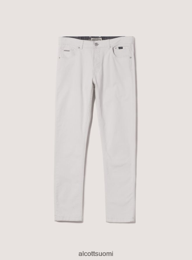 vaatetus fi Alcott miehet Kierrätetystä puuvillasta valmistetut skinny fit -housut bk1 musta HL28P0983