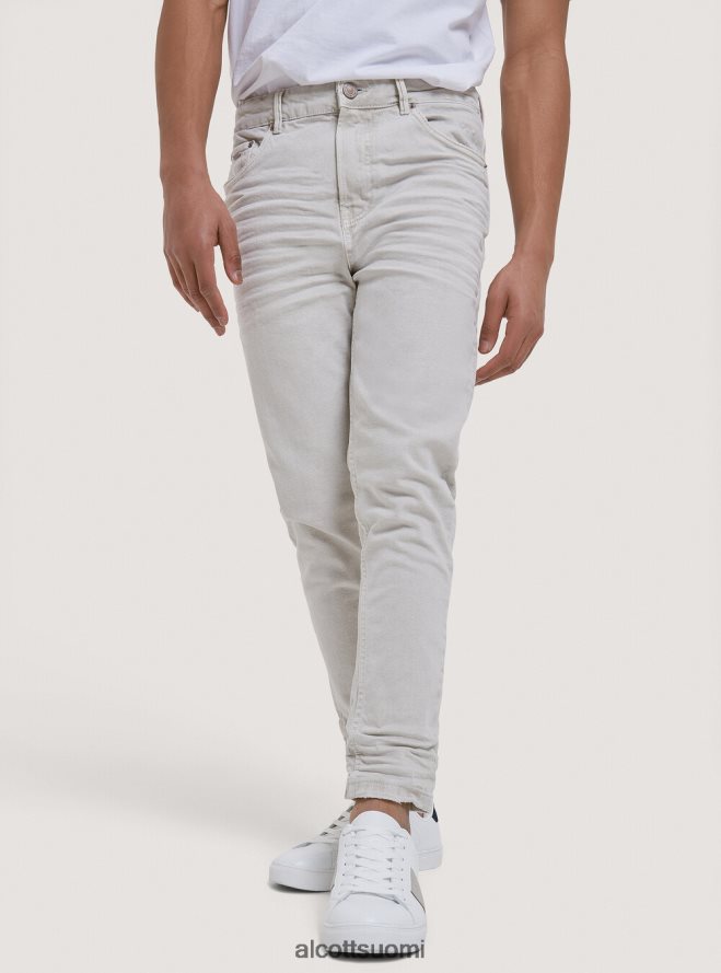 vaatetus fi Alcott miehet joustavat twill-puuvillahousut musta HL28P01191