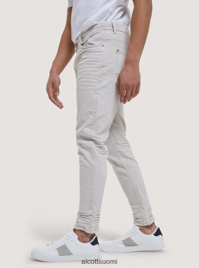 vaatetus fi Alcott miehet joustavat twill-puuvillahousut musta HL28P01191