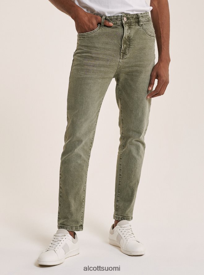 vaatetus fi Alcott miehet joustavat twill-puuvillahousut musta HL28P0858