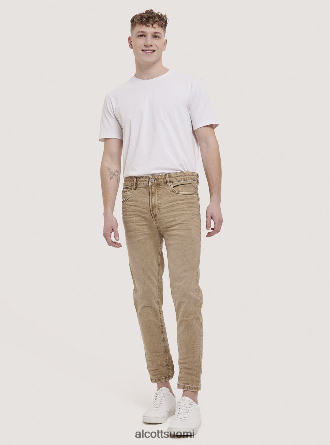 vaatetus fi Alcott miehet joustavat twill-puuvillahousut musta HL28P0911