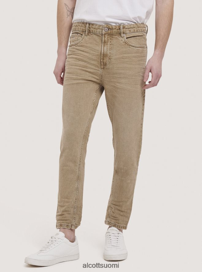 vaatetus fi Alcott miehet joustavat twill-puuvillahousut musta HL28P0911