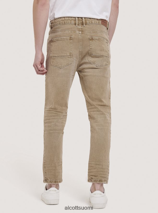 vaatetus fi Alcott miehet joustavat twill-puuvillahousut musta HL28P0911