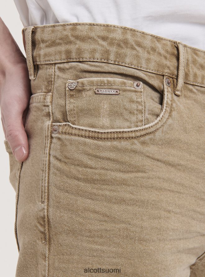 vaatetus fi Alcott miehet joustavat twill-puuvillahousut musta HL28P0911