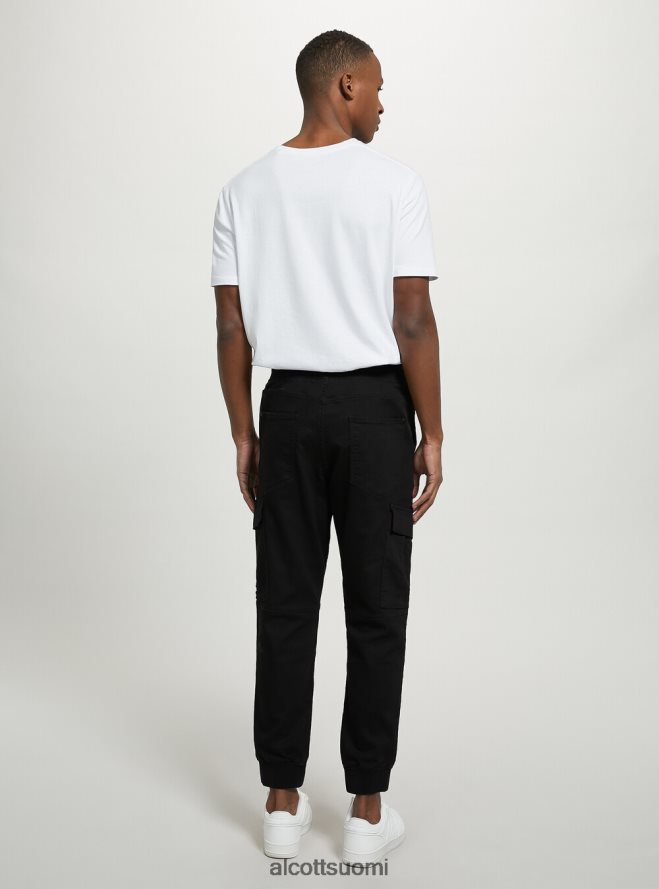 vaatetus fi Alcott miehet lenkkeilyhousut isoilla taskuilla bk1 musta HL28P0671