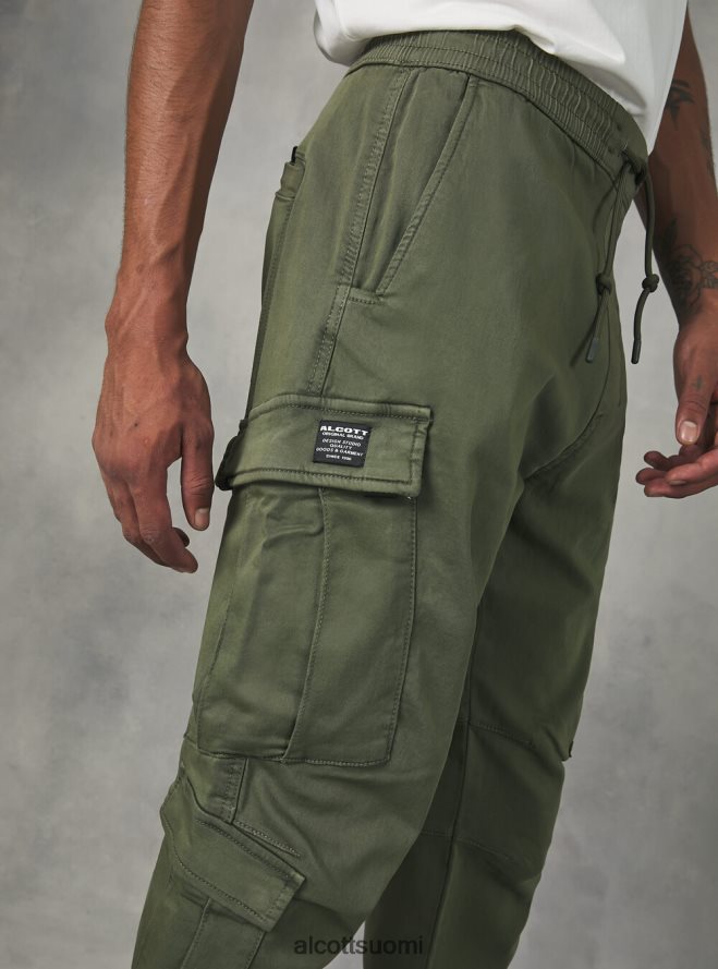 vaatetus fi Alcott miehet lenkkeilyhousut isoilla taskuilla ky1 kaky tumma HL28P01016