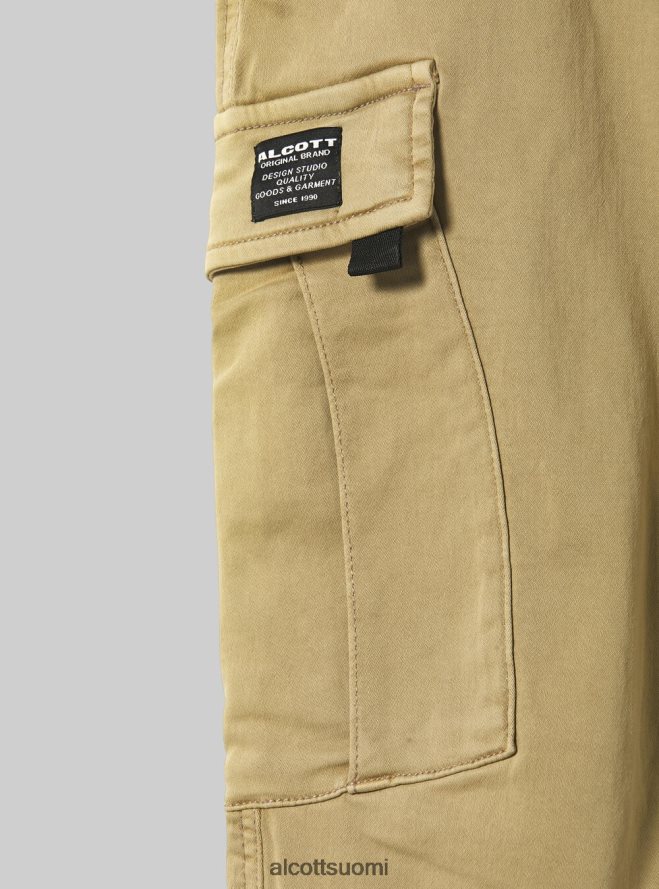 vaatetus fi Alcott miehet lenkkeilyhousut isoilla taskuilla ky1 kaky tumma HL28P01173