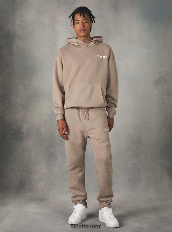 vaatetus fi Alcott miehet lenkkeilyhousut team 053 -printillä bg1 beige tumma HL28P01174