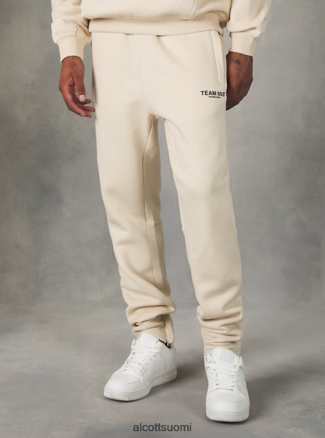 vaatetus fi Alcott miehet lenkkeilyhousut team 053 -printillä bg1 beige tumma HL28P0889