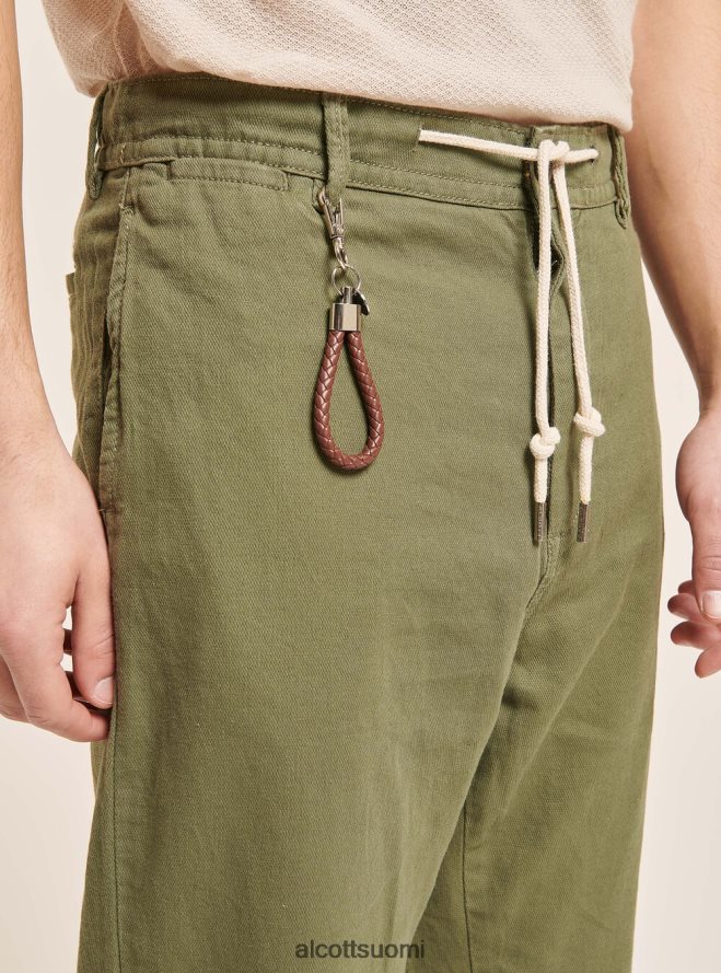 vaatetus fi Alcott miehet nauhasekoiteiset nauhahousut c017 valkoinen HL28P0974