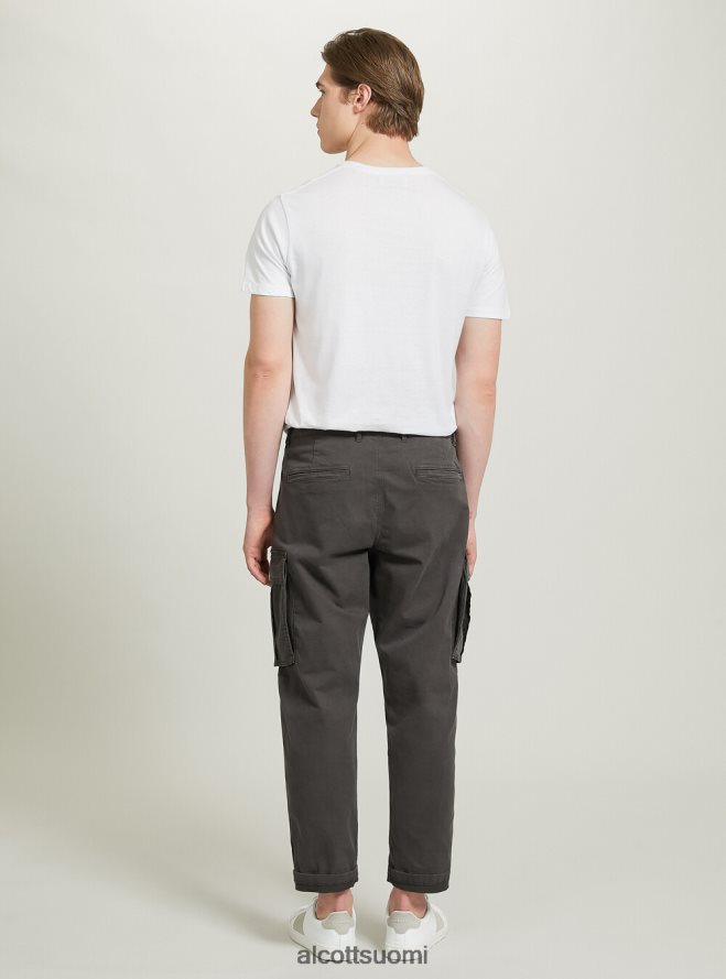vaatetus fi Alcott miehet pantaloni lasti twill venyttää gy2 harmaa keskikokoinen HL28P01029