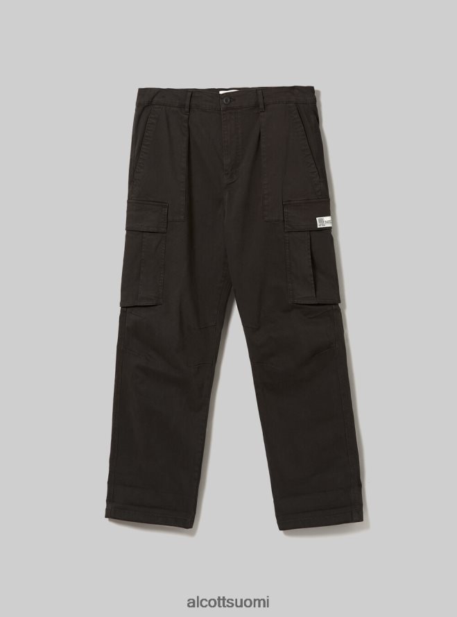 vaatetus fi Alcott miehet pantaloni lasti twill venyttää gy2 harmaa keskikokoinen HL28P01029