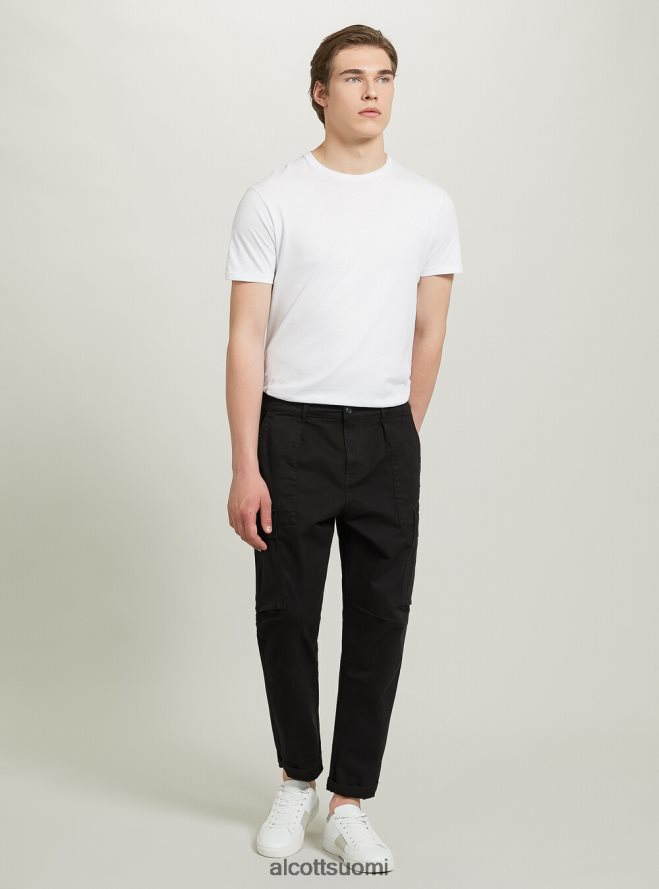 vaatetus fi Alcott miehet pantaloni lasti twill venyttää gy2 harmaa keskikokoinen HL28P01099
