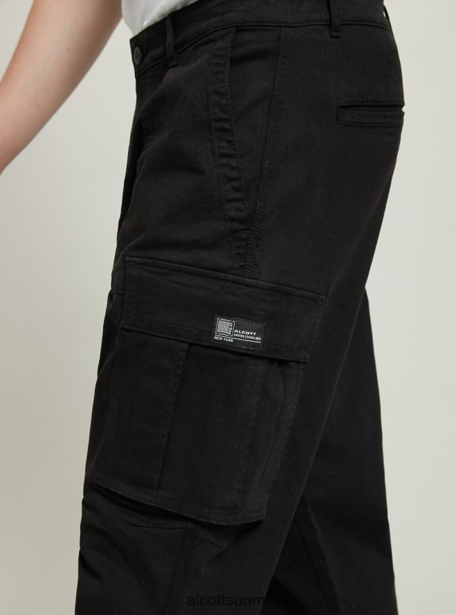 vaatetus fi Alcott miehet pantaloni lasti twill venyttää gy2 harmaa keskikokoinen HL28P01099