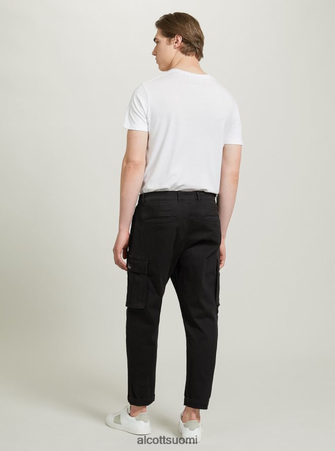 vaatetus fi Alcott miehet pantaloni lasti twill venyttää gy2 harmaa keskikokoinen HL28P01099